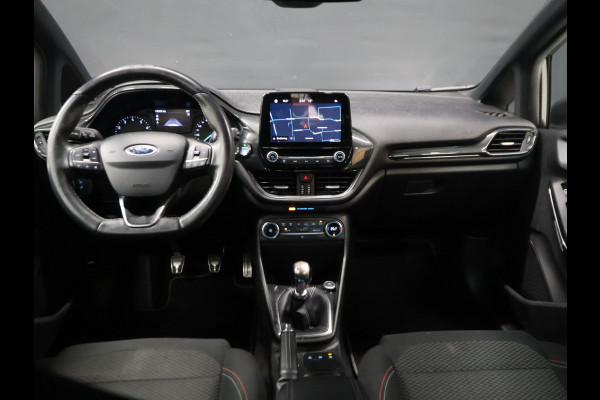 Ford Fiesta 1.0 EcoBoost ST-Line [APPLE CARPLAY, ADNROID AUTO, CRUISE CONTROL, LANE ASSIST, PDC ACHTER, AUTOMATISCHE AIRCO, LICHTMETALEN VELGEN, NIEUWSTAAT]