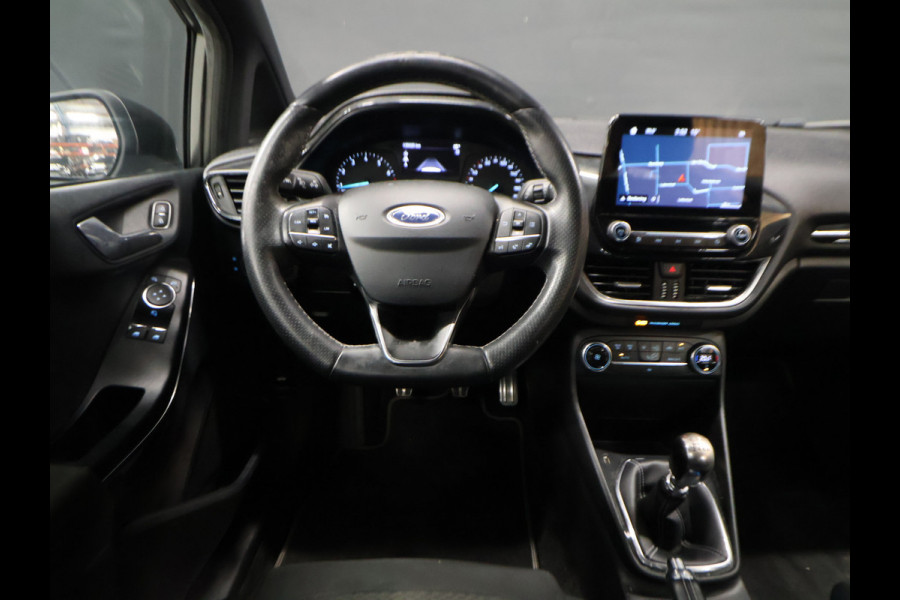 Ford Fiesta 1.0 EcoBoost ST-Line [APPLE CARPLAY, ADNROID AUTO, CRUISE CONTROL, LANE ASSIST, PDC ACHTER, AUTOMATISCHE AIRCO, LICHTMETALEN VELGEN, NIEUWSTAAT]