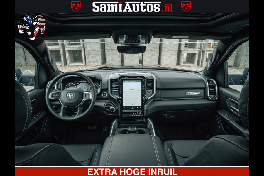 Dodge Ram SPORT | 5.7 V8 4x4 HEMI | PANORAMA DAK | GROOTSCHEM 12 INCH | LPG | Diamond Black Pearl | CREW CAB | DUBBELE CABINE | 5 PERSOONS | DC | VOORRAAD NR 2558 - 6047