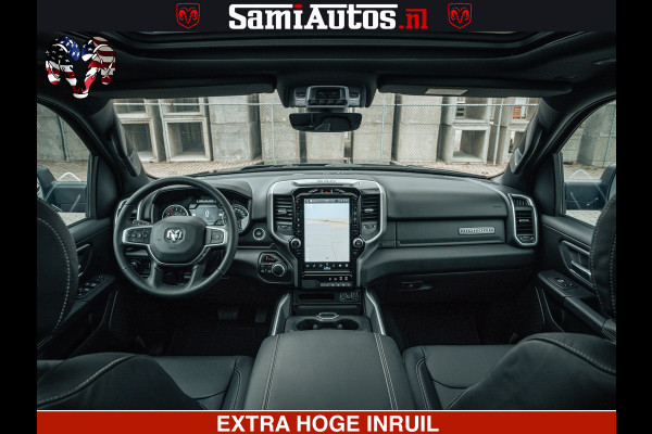 Dodge Ram SPORT | 5.7 V8 4x4 HEMI | PANORAMA DAK | GROOTSCHEM 12 INCH | LPG | Diamond Black Pearl | CREW CAB | DUBBELE CABINE | 5 PERSOONS | DC | VOORRAAD NR 2558 - 6047
