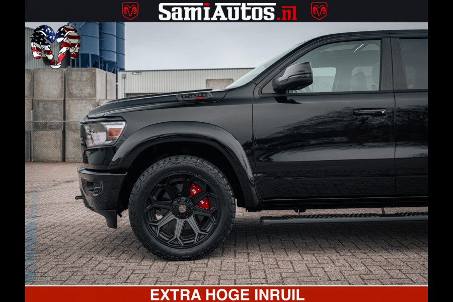 Dodge Ram SPORT | 5.7 V8 4x4 HEMI | PANORAMA DAK | GROOTSCHEM 12 INCH | LPG | Diamond Black Pearl | CREW CAB | DUBBELE CABINE | 5 PERSOONS | DC | VOORRAAD NR 2558 - 6047