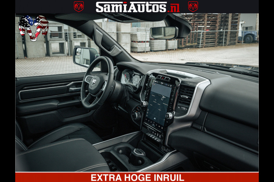 Dodge Ram SPORT | 5.7 V8 4x4 HEMI | PANORAMA DAK | GROOTSCHEM 12 INCH | LPG | Diamond Black Pearl | CREW CAB | DUBBELE CABINE | 5 PERSOONS | DC | VOORRAAD NR 2558 - 6047