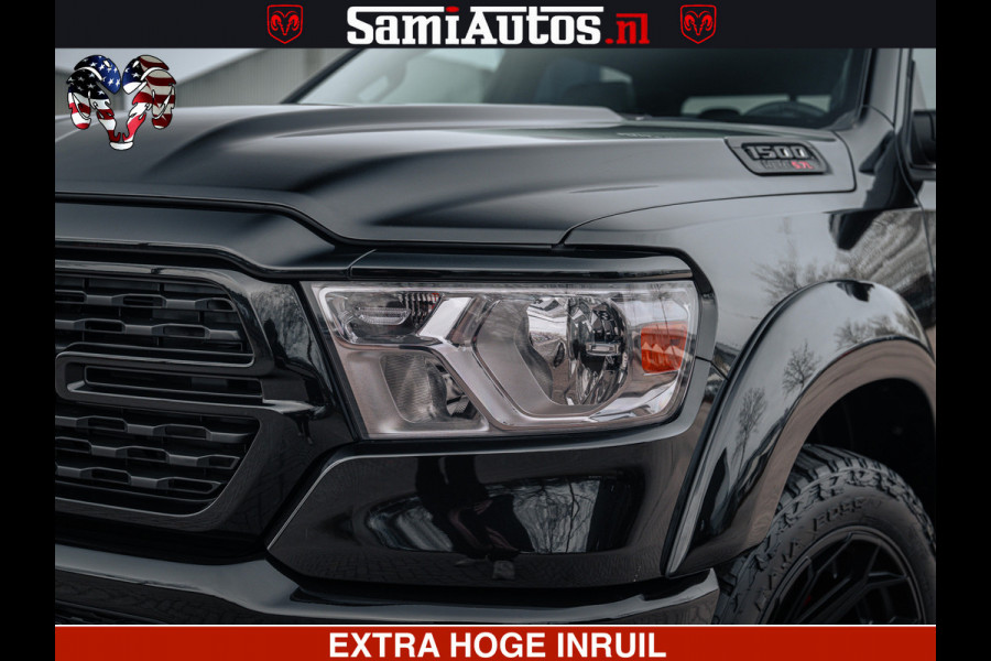 Dodge Ram SPORT | 5.7 V8 4x4 HEMI | PANORAMA DAK | GROOTSCHEM 12 INCH | LPG | Diamond Black Pearl | CREW CAB | DUBBELE CABINE | 5 PERSOONS | DC | VOORRAAD NR 2558 - 6047