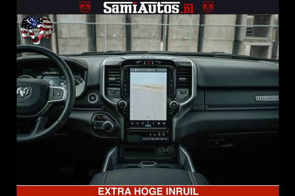 Dodge Ram SPORT | 5.7 V8 4x4 HEMI | PANORAMA DAK | GROOTSCHEM 12 INCH | LPG | Diamond Black Pearl | CREW CAB | DUBBELE CABINE | 5 PERSOONS | DC | VOORRAAD NR 2558 - 6047