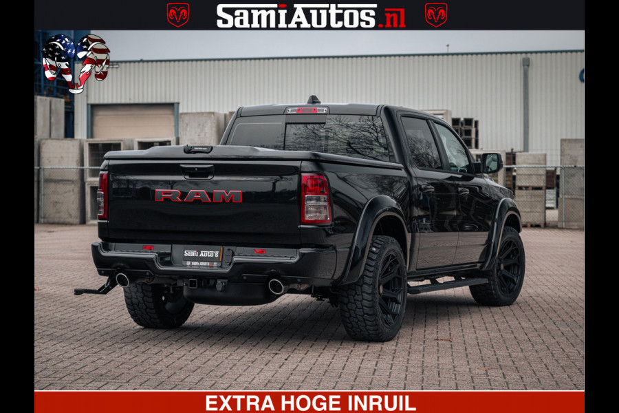 Dodge Ram SPORT | 5.7 V8 4x4 HEMI | PANORAMA DAK | GROOTSCHEM 12 INCH | LPG | Diamond Black Pearl | CREW CAB | DUBBELE CABINE | 5 PERSOONS | DC | VOORRAAD NR 2558 - 6047