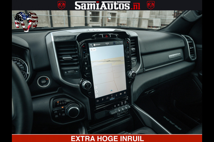 Dodge Ram SPORT | 5.7 V8 4x4 HEMI | PANORAMA DAK | GROOTSCHEM 12 INCH | LPG | Diamond Black Pearl | CREW CAB | DUBBELE CABINE | 5 PERSOONS | DC | VOORRAAD NR 2558 - 6047