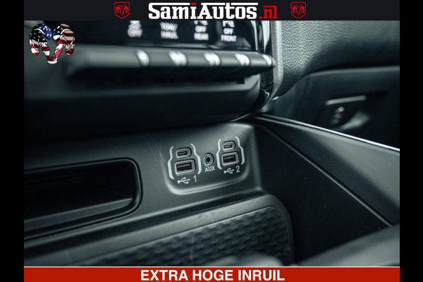 Dodge Ram SPORT | 5.7 V8 4x4 HEMI | PANORAMA DAK | GROOTSCHEM 12 INCH | LPG | Diamond Black Pearl | CREW CAB | DUBBELE CABINE | 5 PERSOONS | DC | VOORRAAD NR 2558 - 6047