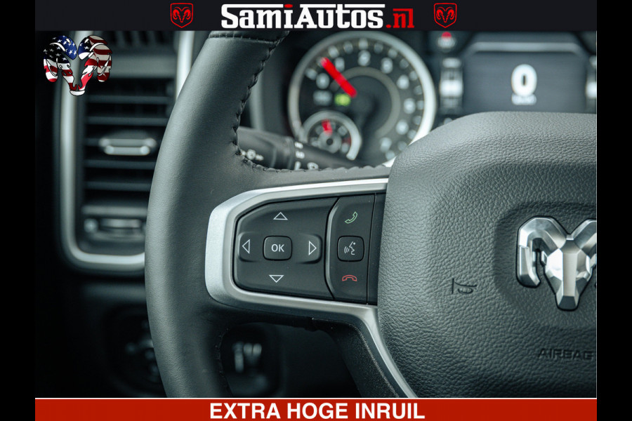 Dodge Ram SPORT | 5.7 V8 4x4 HEMI | PANORAMA DAK | GROOTSCHEM 12 INCH | LPG | Diamond Black Pearl | CREW CAB | DUBBELE CABINE | 5 PERSOONS | DC | VOORRAAD NR 2558 - 6047