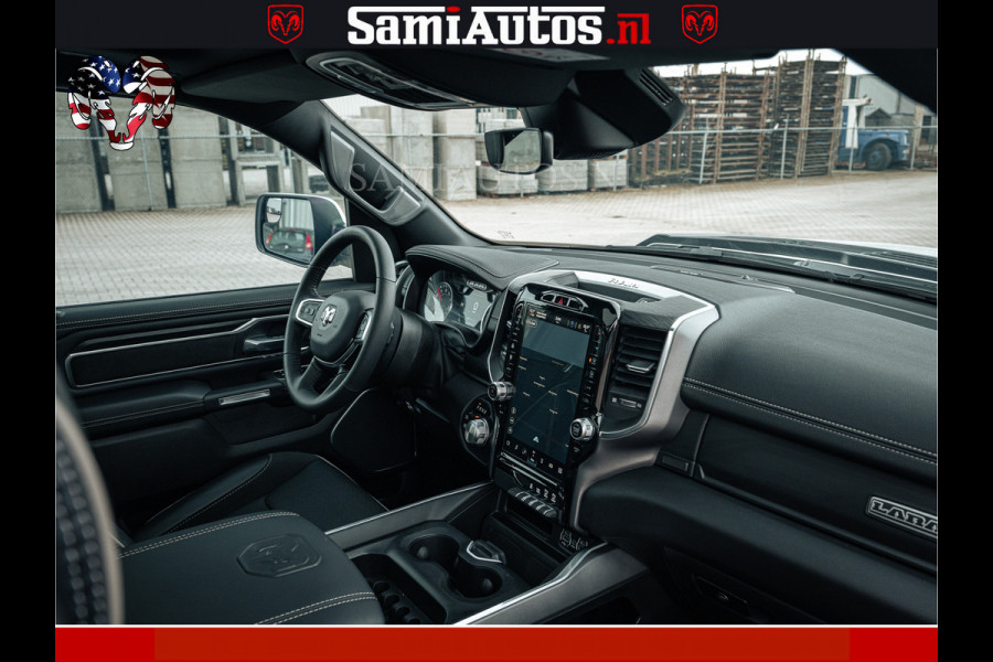 Dodge Ram V8 5.7 402PK | LARAMIE SPORT | Krachtige Hemi | Panorama Dak | 12' Scherm | LPG | Comfortabele Dubbele Cabine met Royale 5 Zitplaatsen | NIEUW EN BPM vrij | Nu Leverbaar uit Voorraad | Nr 2528 - 1276 |