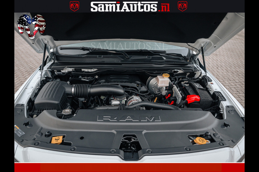 Dodge Ram V8 5.7 402PK | LARAMIE SPORT | Krachtige Hemi | Panorama Dak | 12' Scherm | LPG | Comfortabele Dubbele Cabine met Royale 5 Zitplaatsen | NIEUW EN BPM vrij | Nu Leverbaar uit Voorraad | Nr 2528 - 1276 |