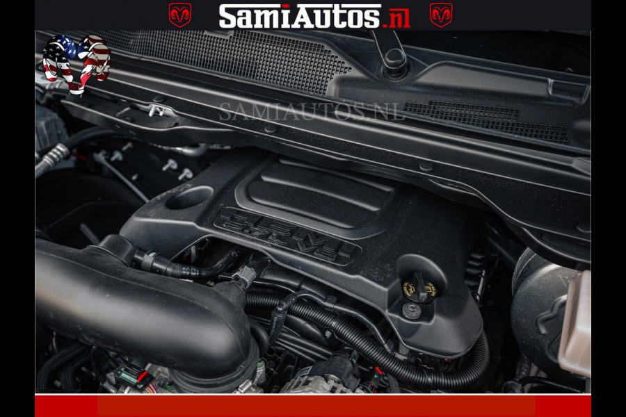 Dodge Ram V8 5.7 402PK | LARAMIE SPORT | Krachtige Hemi | Panorama Dak | 12' Scherm | LPG | Comfortabele Dubbele Cabine met Royale 5 Zitplaatsen | NIEUW EN BPM vrij | Nu Leverbaar uit Voorraad | Nr 2528 - 1276 |