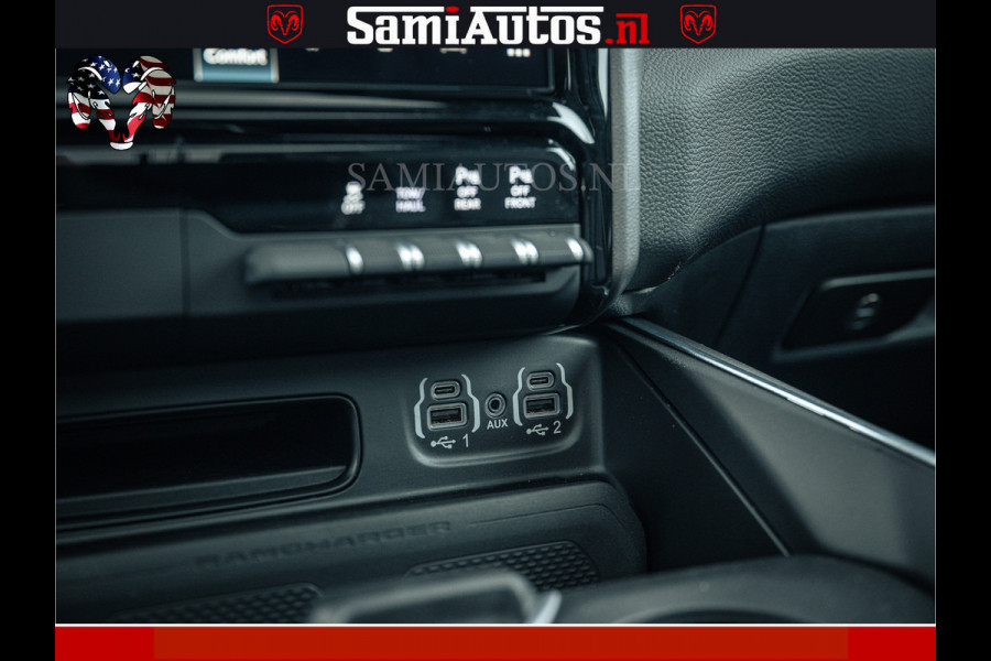 Dodge Ram V8 5.7 402PK | LARAMIE SPORT | Krachtige Hemi | Panorama Dak | 12' Scherm | LPG | Comfortabele Dubbele Cabine met Royale 5 Zitplaatsen | NIEUW EN BPM vrij | Nu Leverbaar uit Voorraad | Nr 2528 - 1276 |