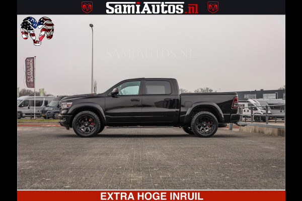 Dodge Ram SPORT | 5.7 V8 4x4 HEMI | PANORAMA DAK | GROOTSCHEM 12 INCH | LPG | Diamond Black Pearl | CREW CAB | DUBBELE CABINE | 5 PERSOONS | DC | VOORRAAD NR 2559 - 3308