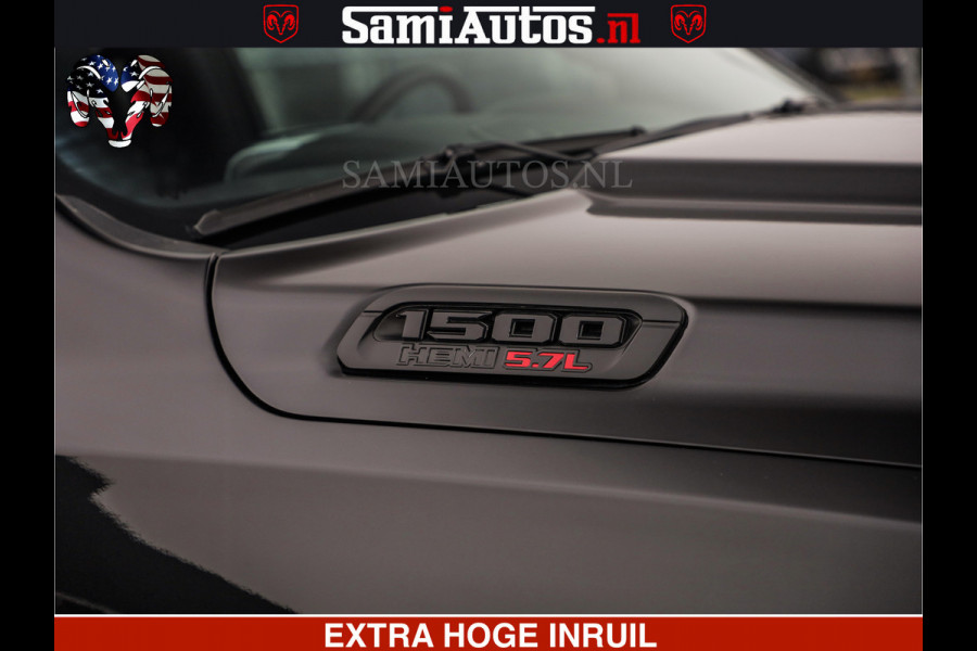 Dodge Ram SPORT | 5.7 V8 4x4 HEMI | PANORAMA DAK | GROOTSCHEM 12 INCH | LPG | Diamond Black Pearl | CREW CAB | DUBBELE CABINE | 5 PERSOONS | DC | VOORRAAD NR 2559 - 3308