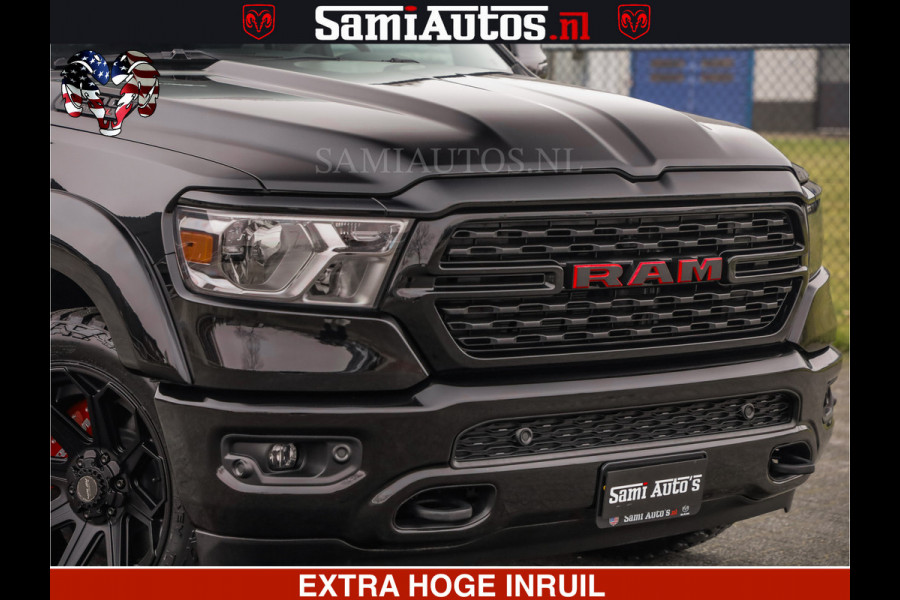 Dodge Ram SPORT | 5.7 V8 4x4 HEMI | PANORAMA DAK | GROOTSCHEM 12 INCH | LPG | Diamond Black Pearl | CREW CAB | DUBBELE CABINE | 5 PERSOONS | DC | VOORRAAD NR 2559 - 3308