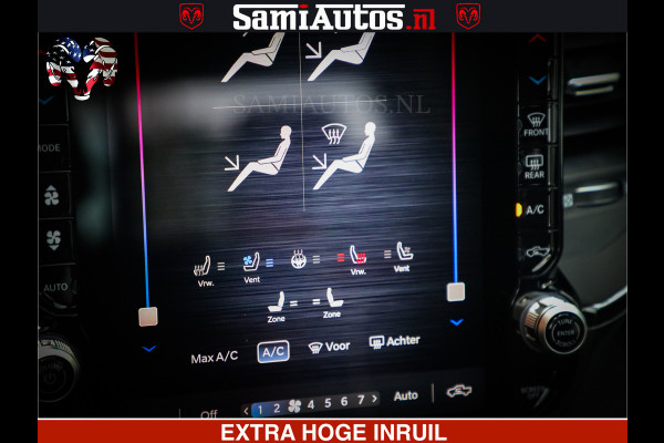 Dodge Ram 1500 Limited Night High Output 540HP 706Nm | Massage + Full Option | De Meest Luxe en Volle Pick-Up in zijn Klasse | Comfortabele Dubbele Cabine met Royale 5 Zitplaatsen | BPM vrij | Nu Leverbaar uit Voorraad | Voorraad Nr 2336 - 7700