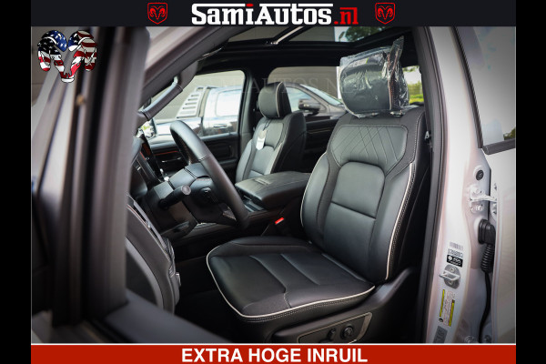 Dodge Ram 1500 Limited Night High Output 540HP 706Nm | Massage + Full Option | De Meest Luxe en Volle Pick-Up in zijn Klasse | Comfortabele Dubbele Cabine met Royale 5 Zitplaatsen | BPM vrij | Nu Leverbaar uit Voorraad | Voorraad Nr 2336 - 7700