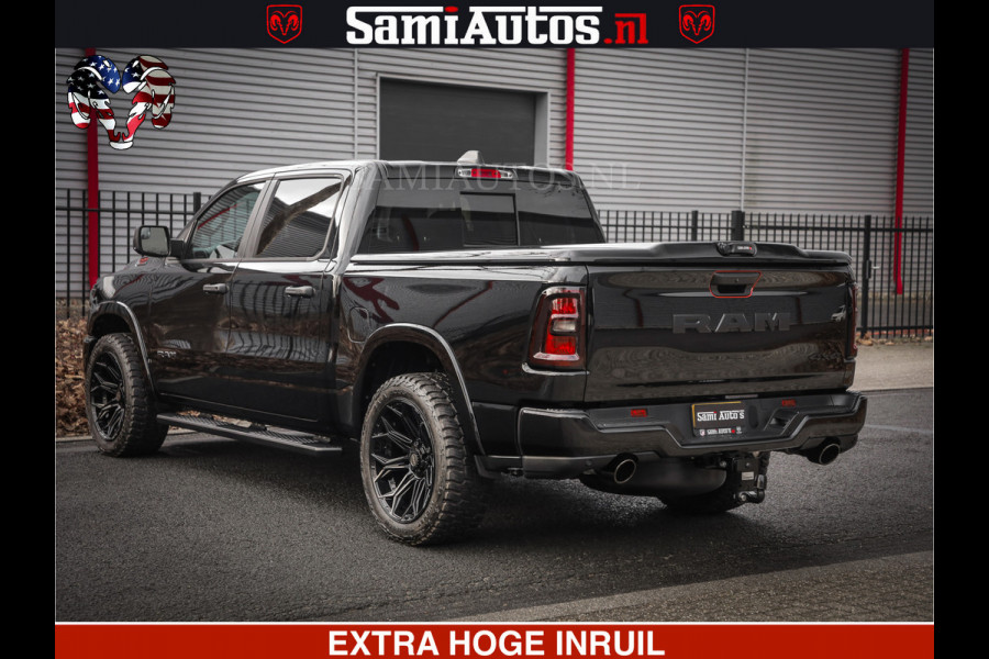 Dodge Ram RS LEDER RODE STIKSELS | 6 PERSOONS | 420Pk 636Nm | Pick-Up | Comfortabele Dubbele Cabine met Royale 6 Zitplaatsen | BPM vrij | Nu Leverbaar uit Voorraad | Voorraad Nr 2217- 2911