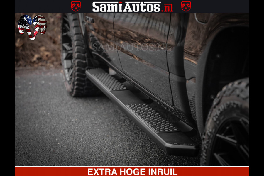 Dodge Ram RS LEDER RODE STIKSELS | 6 PERSOONS | 420Pk 636Nm | Pick-Up | Comfortabele Dubbele Cabine met Royale 6 Zitplaatsen | BPM vrij | Nu Leverbaar uit Voorraad | Voorraad Nr 2217- 2911