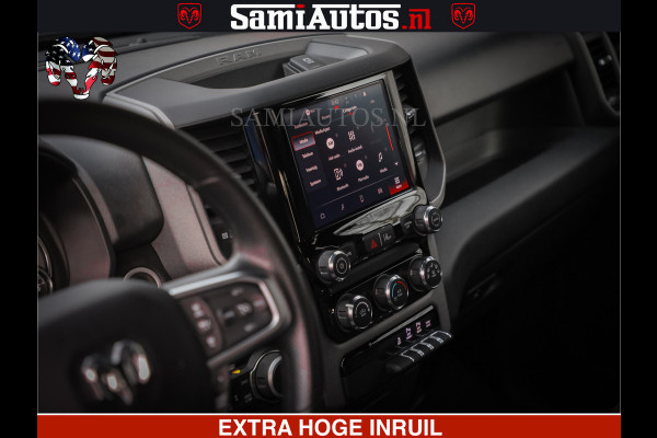 Dodge Ram RS LEDER RODE STIKSELS | 6 PERSOONS | 420Pk 636Nm | Pick-Up | Comfortabele Dubbele Cabine met Royale 6 Zitplaatsen | BPM vrij | Nu Leverbaar uit Voorraad | Voorraad Nr 2217- 2911