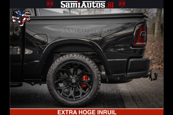 Dodge Ram RS LEDER RODE STIKSELS | 6 PERSOONS | 420Pk 636Nm | Pick-Up | Comfortabele Dubbele Cabine met Royale 6 Zitplaatsen | BPM vrij | Nu Leverbaar uit Voorraad | Voorraad Nr 2217- 2911