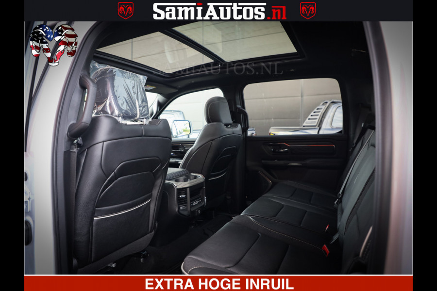 Dodge Ram 1500 1500 Limited Night High Output 540HP 706Nm | Massage + Full Option | De Meest Luxe en Volle Pick-Up in zijn Klasse | Comfortabele Dubbele Cabine met Royale 5 Zitplaatsen | BPM vrij | Nu Leverbaar uit Voorraad | Voorraad Nr 2298 - 7479