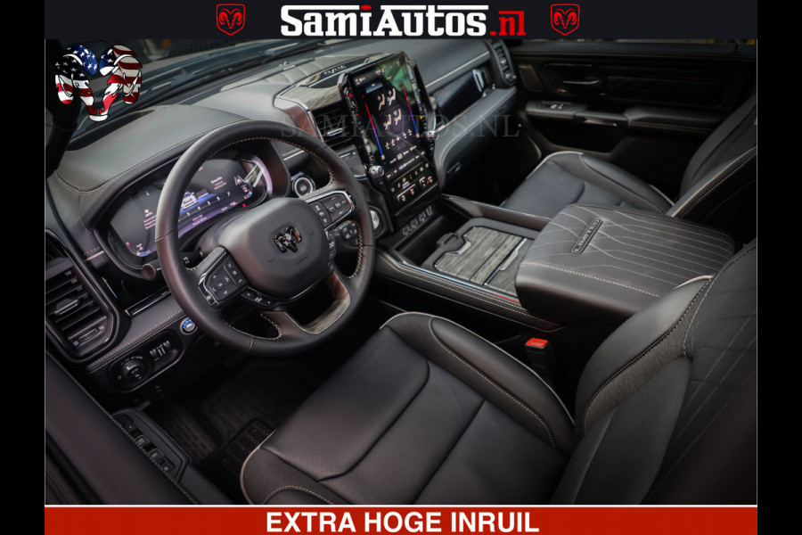 Dodge Ram 1500 1500 Limited Night High Output 540HP 706Nm | Massage + Full Option | De Meest Luxe en Volle Pick-Up in zijn Klasse | Comfortabele Dubbele Cabine met Royale 5 Zitplaatsen | BPM vrij | Nu Leverbaar uit Voorraad | Voorraad Nr 2298 - 7479