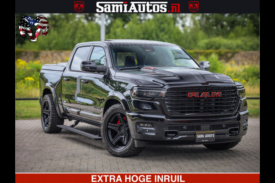 Dodge Ram 1500 Night Premium | Full Option | De Meest Luxe Pick-Up in zijn Klasse | Comfortabele Dubbele Cabine met Royale 5 Zitplaatsen | BPM vrij | Nu Leverbaar uit Voorraad | Voorraad Nr 2287 - 3384