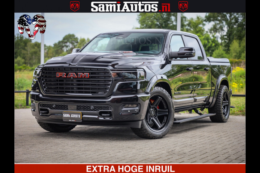 Dodge Ram 1500 Night Premium | Full Option | De Meest Luxe Pick-Up in zijn Klasse | Comfortabele Dubbele Cabine met Royale 5 Zitplaatsen | BPM vrij | Nu Leverbaar uit Voorraad | Voorraad Nr 2287 - 3384