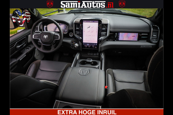 Dodge Ram 1500 Night Premium | Full Option | De Meest Luxe Pick-Up in zijn Klasse | Comfortabele Dubbele Cabine met Royale 5 Zitplaatsen | BPM vrij | Nu Leverbaar uit Voorraad | Voorraad Nr 2287 - 3384