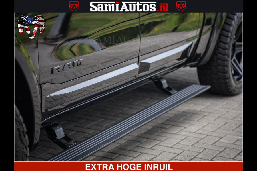 Dodge Ram 1500 Night Premium | Full Option | De Meest Luxe Pick-Up in zijn Klasse | Comfortabele Dubbele Cabine met Royale 5 Zitplaatsen | BPM vrij | Nu Leverbaar uit Voorraad | Voorraad Nr 2287 - 3384