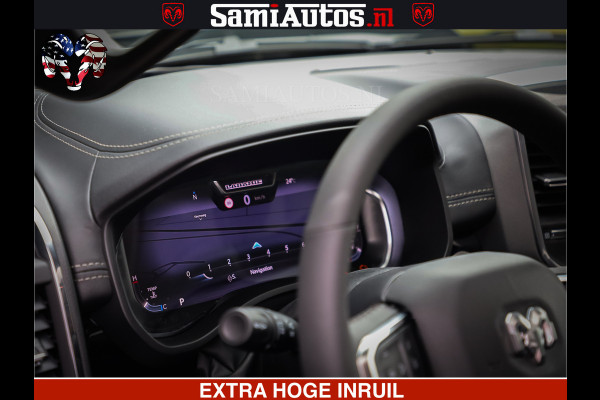 Dodge Ram 1500 Night Premium | Full Option | De Meest Luxe Pick-Up in zijn Klasse | Comfortabele Dubbele Cabine met Royale 5 Zitplaatsen | BPM vrij | Nu Leverbaar uit Voorraad | Voorraad Nr 2287 - 3384