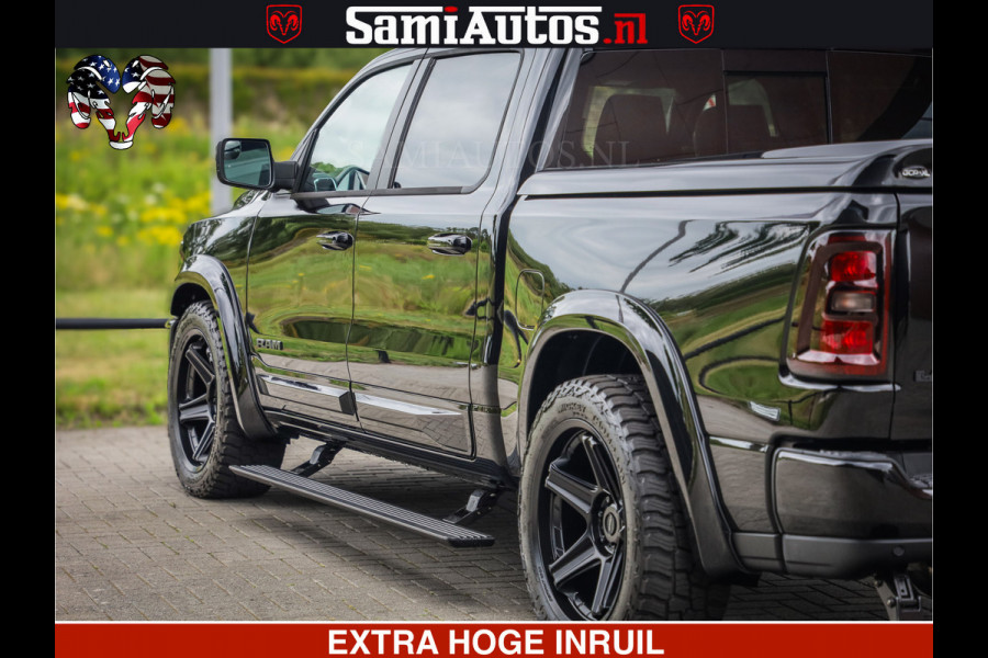 Dodge Ram 1500 Night Premium | Full Option | De Meest Luxe Pick-Up in zijn Klasse | Comfortabele Dubbele Cabine met Royale 5 Zitplaatsen | BPM vrij | Nu Leverbaar uit Voorraad | Voorraad Nr 2287 - 3384