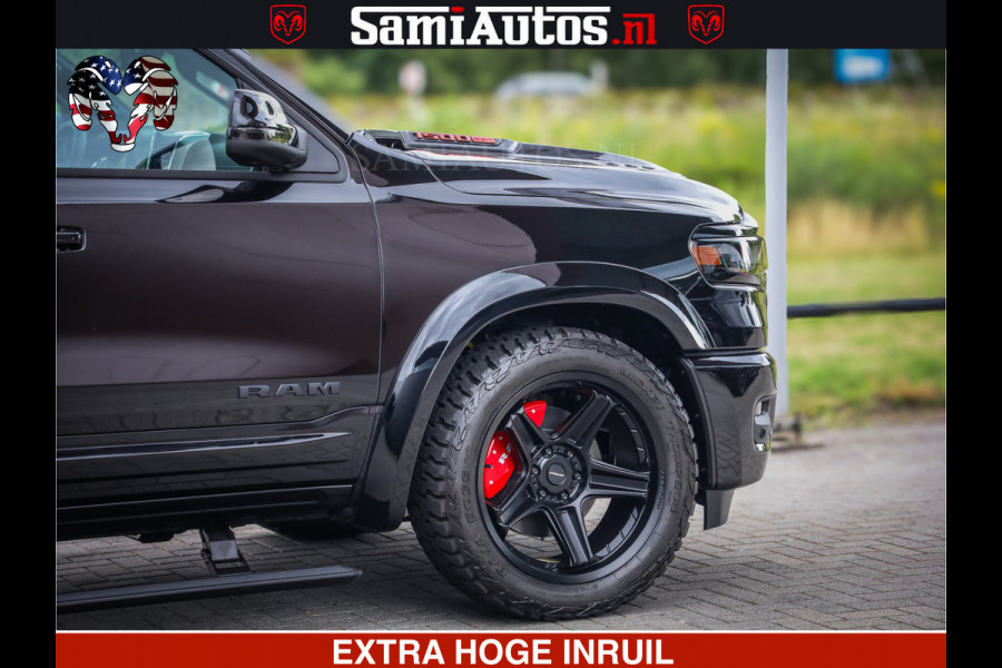 Dodge Ram 1500 Night Premium | Full Option | De Meest Luxe Pick-Up in zijn Klasse | Comfortabele Dubbele Cabine met Royale 5 Zitplaatsen | BPM vrij | Nu Leverbaar uit Voorraad | Voorraad Nr 2287 - 3384