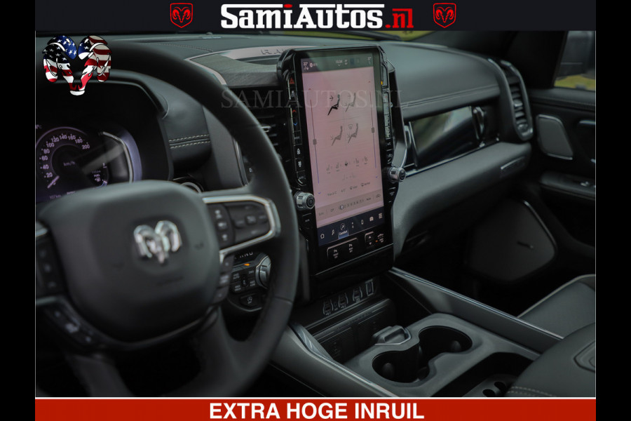 Dodge Ram 1500 Night Premium | Full Option | De Meest Luxe Pick-Up in zijn Klasse | Comfortabele Dubbele Cabine met Royale 5 Zitplaatsen | BPM vrij | Nu Leverbaar uit Voorraad | Voorraad Nr 2287 - 3384