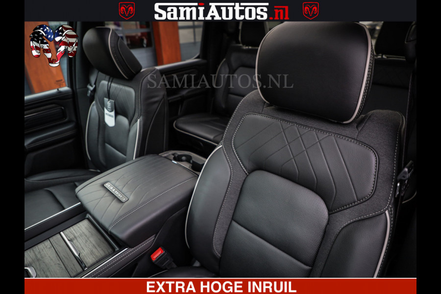 Dodge Ram 1500 Limited SPORT H.O 540HP 706Nm | Massage + Full Option | De Meest Luxe en Volle Pick-Up in zijn Klasse | Comfortabele Dubbele Cabine met Royale 5 Zitplaatsen | BPM vrij | Nu Leverbaar uit Voorraad | Voorraad Nr 2355 - 5149