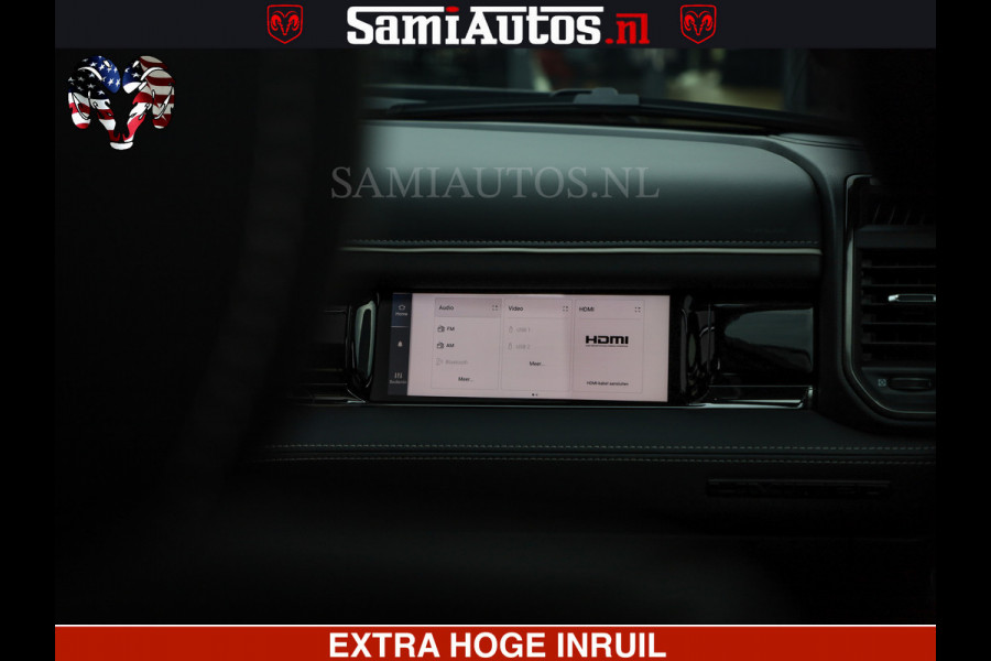 Dodge Ram 1500 Limited SPORT H.O 540HP 706Nm | Massage + Full Option | De Meest Luxe en Volle Pick-Up in zijn Klasse | Comfortabele Dubbele Cabine met Royale 5 Zitplaatsen | BPM vrij | Nu Leverbaar uit Voorraad | Voorraad Nr 2355 - 5149