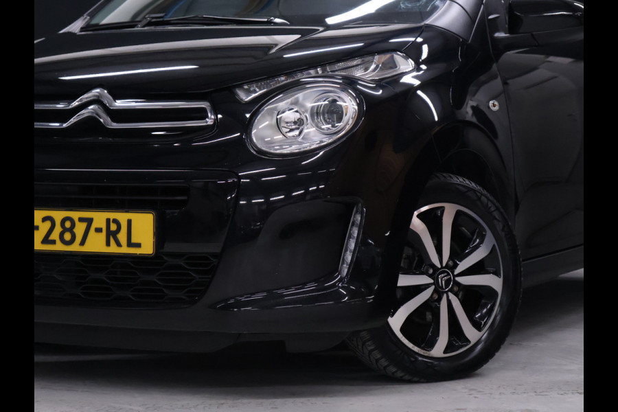 Citroën C1 1.0 VTi Shine [APPLE CARPLAY, ANDROID AUTO, CRUISE CONTROL, ACHTERUITRIJCAMERA, ELEKTRISCHE RAMEN, AUTOMATISCHE AIRCO, LICHTMETALEN VELGEN, NIEUWSTAAT]