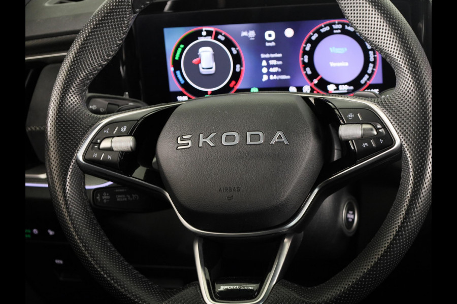 Škoda Kodiaq 1.5 TSI PHEV Sportline Business 204 pk Automaat (DSG) | Verlengde garantie | Navigatie | Panoramadak | Trekhaak (wegklapbaar) | Parkeersensoren | Achteruitrijcamera | Stoelverwarming v/a |