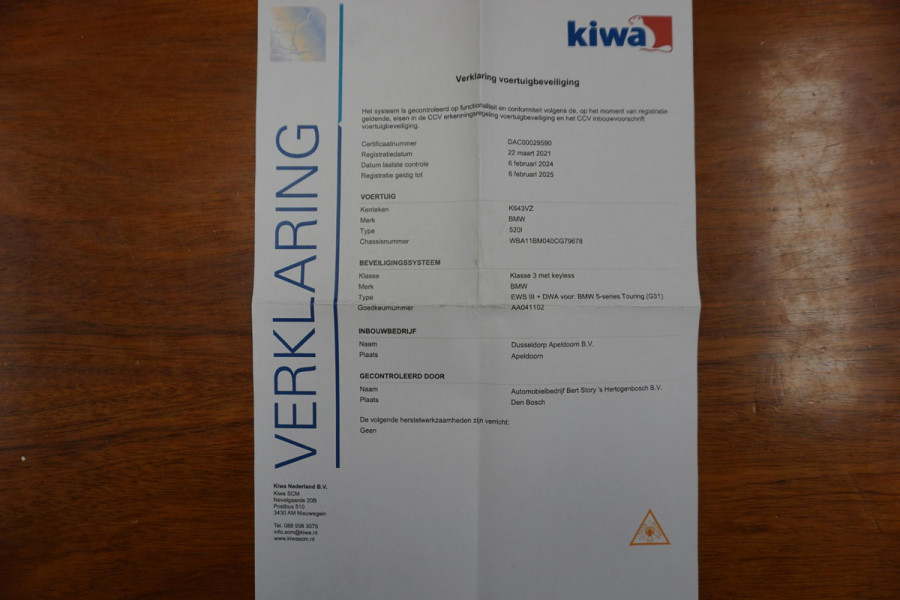 BMW 5 Serie Touring 520i Business Edition Plus/Laser LED/Comfort Stoel Dealeronderhouden.