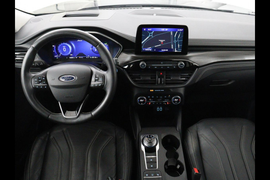 Ford Kuga 2.5 PHEV Vignale | Leder | Head-Up | Stoelverwarming | 360 Camera | Adaptive cruise | Carplay | Achterbankverwarming | 18'' | Navigatie | Full LED | B&O Sound | Park Assist | Keyless | Digital Cockpit | Plug In