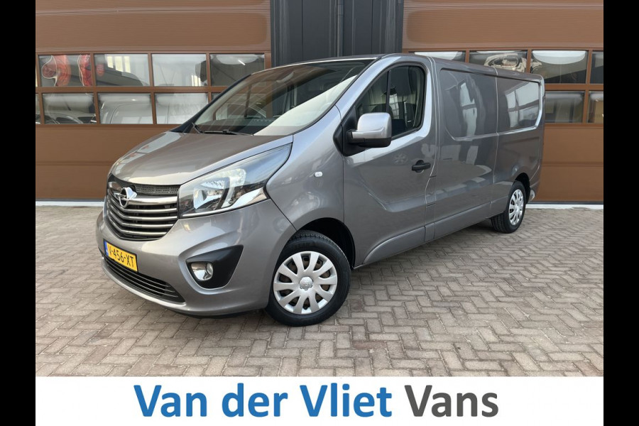 Opel Vivaro 1.6 CDTI 126pk L2 Sport 3 zits BPM Vrij! Lease €236 p/m,, Airco, Navi, Camera, PDC, Cruise controle, Onderhoudshistorie aanwezig