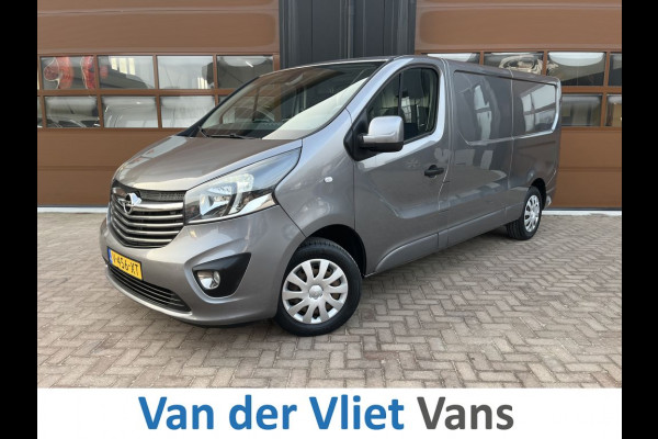 Opel Vivaro 1.6 CDTI 126pk L2 Sport 3 zits BPM Vrij! Lease €236 p/m,, Airco, Navi, Camera, PDC, Cruise controle, Onderhoudshistorie aanwezig