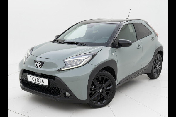 Toyota Aygo X 1.0 VVT-i MT Pulse | Eerste eigenaar, Tarragon, Zwarte lichtmetalen velgen, Bi-Tone, Climate control, Apple CarPlay/Android Auto