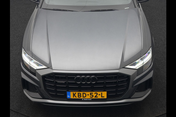 Audi Q8 55 TFSI e Quattro 2x S Line Black Optic PHEV 381pk Dealer O.H. | Trekhaak Af Fabriek | Luchtvering | Panodak | Bang & Olufsen Sound | Camera | Alcantara Sportstoelen Verwarmd | 23"L.M | Virtual | Navigatie | DAB | Plug In Hybrid |