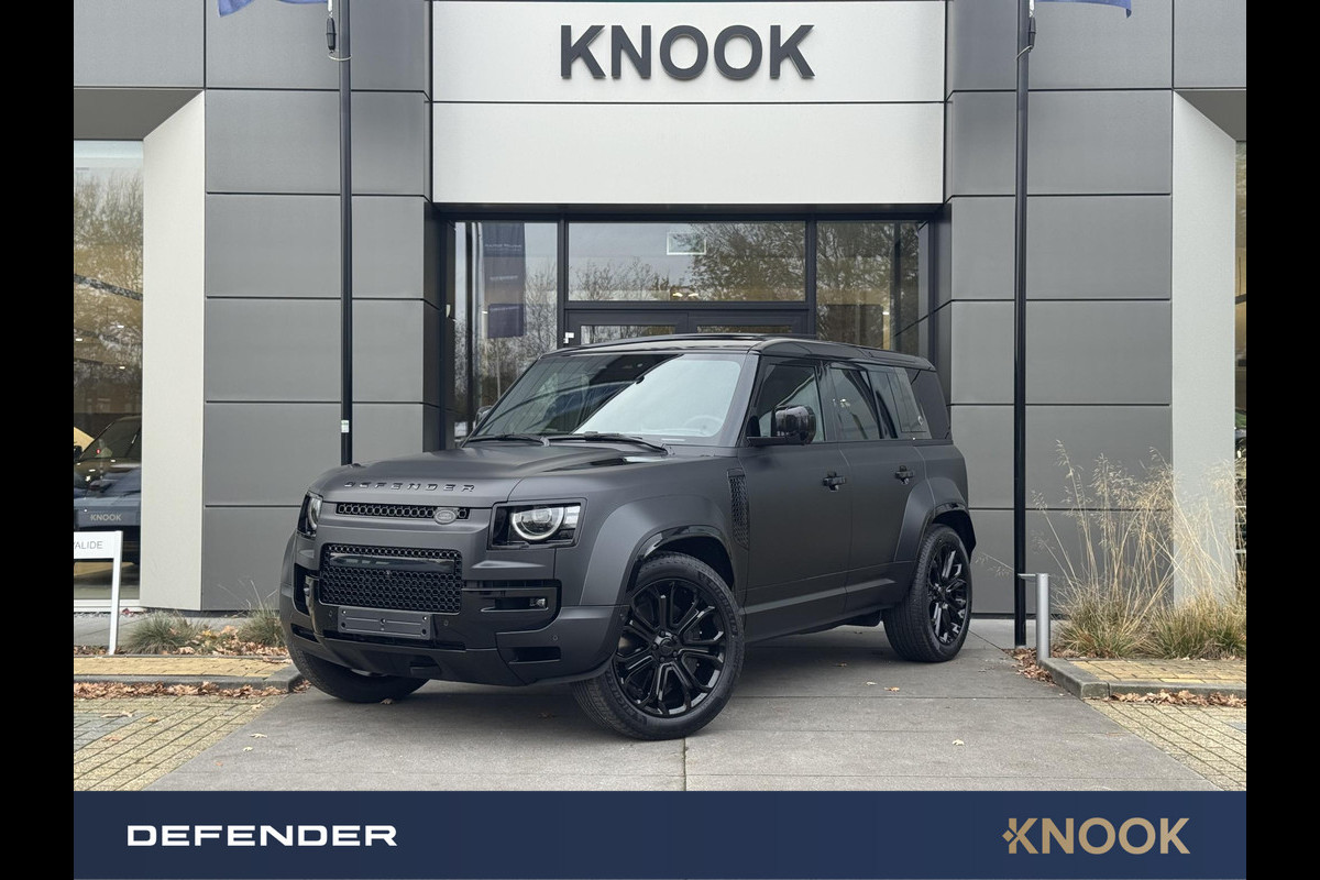Land Rover Defender P635 110 Octa Black | Nieuw | Narvik Black | Satin