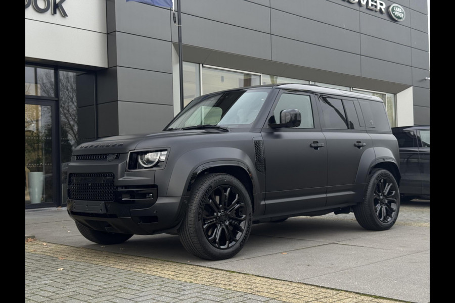 Land Rover Defender P635 110 Octa Black | Nieuw | Narvik Black | Satin