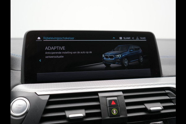 BMW X3 xDrive30e M Sport Plug In Hybrid 293pk Dealer O.H. PHEV | Adaptive Cruise | Head Up | 360 Camera | Harman / Kardon | Adaptief Onderstel | Lederen Sportstoelen Memory & Verwarmd | Sfeerverlichting | M Sportstuur Stuur Verwarmd | Keyless |