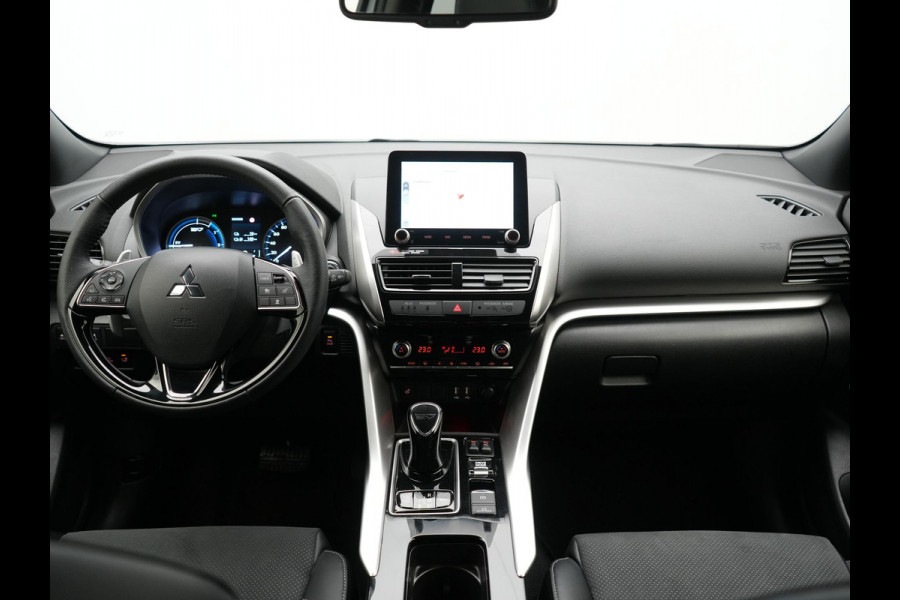 Mitsubishi Eclipse Cross 2.4 Intense+ Plug In Hybrid 188pk Dealer O.H. PHEV | Trekhaak Afn. | 360 Camera | Adaptive Cruise | Lederen Sportstoelen & Stuur Verwarmd | Navigatie Via TomTom | Apple Carplay | Keyless | Blis | DAB |