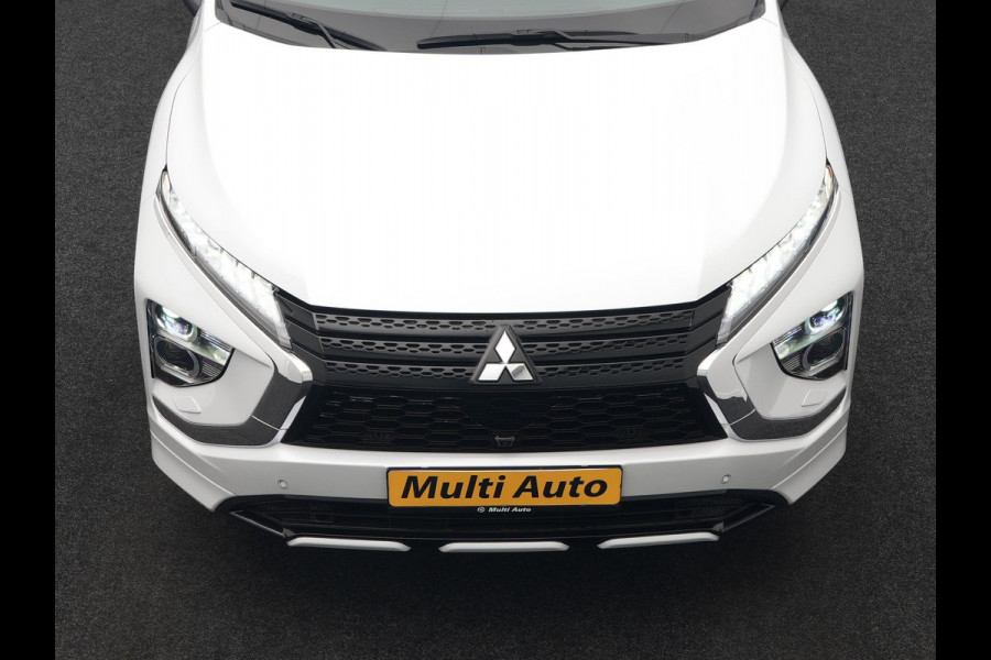 Mitsubishi Eclipse Cross 2.4 Intense+ Plug In Hybrid 188pk Dealer O.H. PHEV | Trekhaak Afn. | 360 Camera | Adaptive Cruise | Lederen Sportstoelen & Stuur Verwarmd | Navigatie Via TomTom | Apple Carplay | Keyless | Blis | DAB |